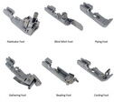 Juki 6 Pack Foot Kit for MO-1000 and MO-2000 Sergers (4014961)