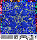 Sew Steady Westalee Design Flower Power Block  Template Kit