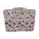 Tutto X-Large Embroidery Project Bag Daisies- Gray