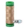 Aurifil Cotton Mako 40wt 150m Box of 10 BLOND BEIGE