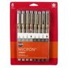 Pigma Micron Pen 8pc Set LtCool Gray and Cool Gray