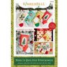 KimberBell Designs Noels Quilted Stockings