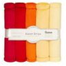 Shannon Fabrics Solid Cud Strips 10in 5Pack Sun