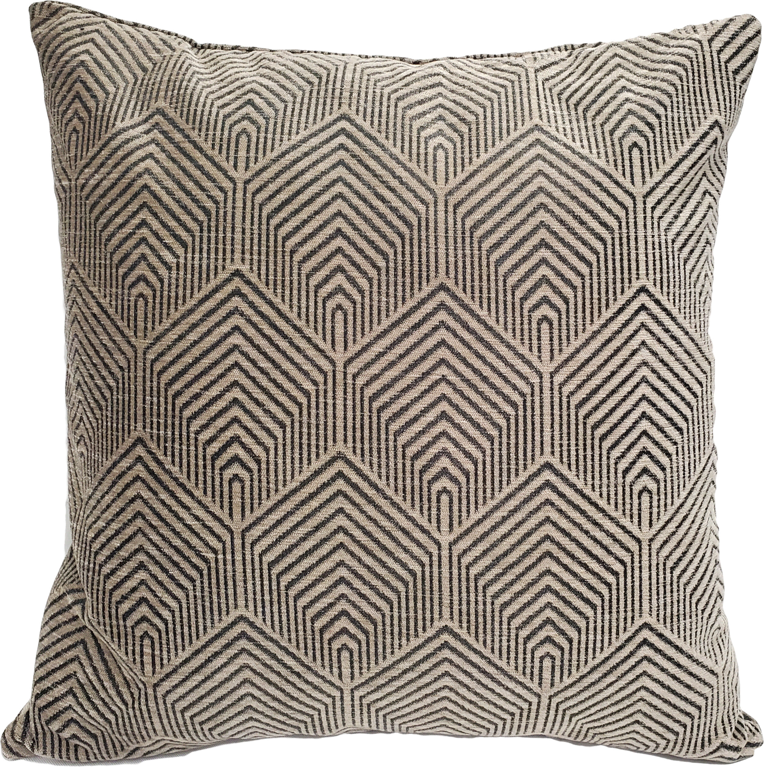 Pillow Decor Sahara Taupe Textured Throw Pillow 20x20