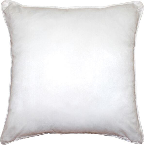 Pillow Decor Sedona Microsuede White Throw Pillow 20x20