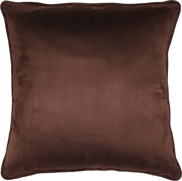 Pillow Decor Sedona Microsuede Chocolate Brown Throw Pillow 20x20