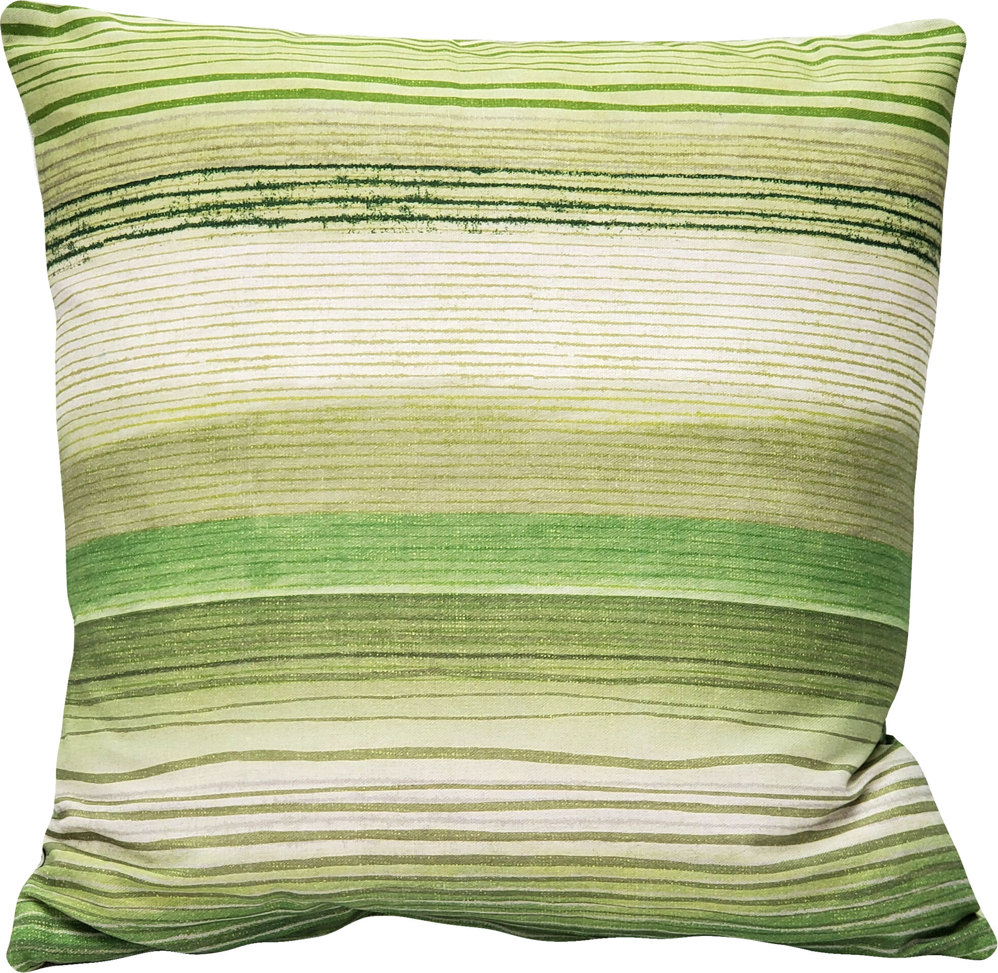 Pillow Decor Sedona Stripes Green Throw Pillow 20x20