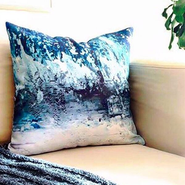 Pillow Decor Karalina Winter Storm Throw Pillow 20x20