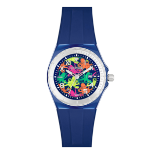 Vilebrequin Silicone Watch Multicolor Octopus - Watches - Kairos - Blue - Size OSFA - Vilebrequin