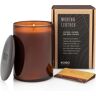 KOBO Modena Leather Woodblock Candle (15 oz) #10076127