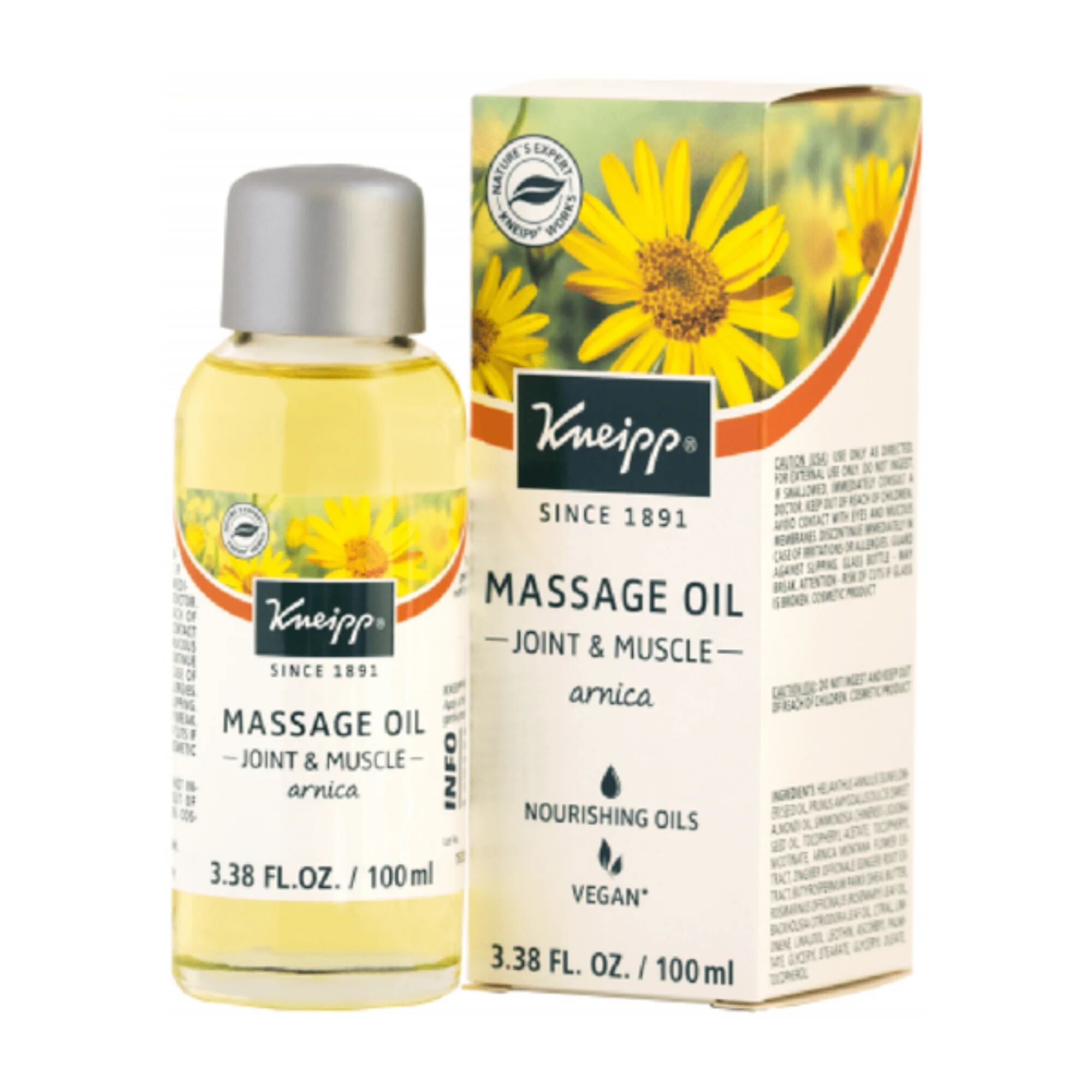 Kneipp Arnica Joint & Muscle Massage Oil (3.38 fl oz) #30065