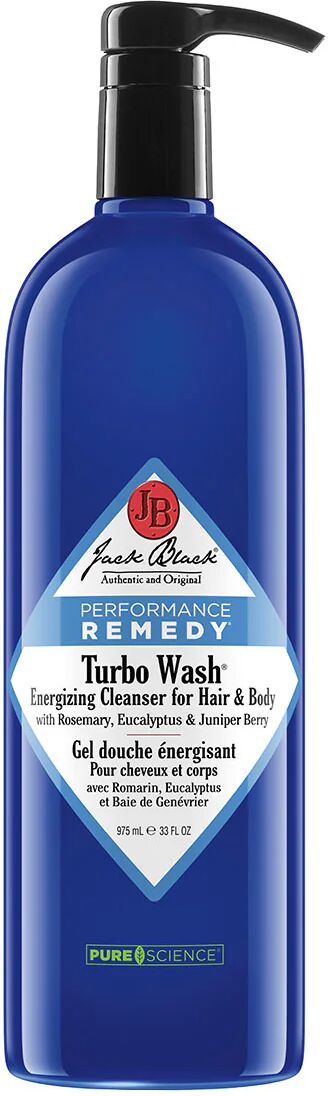 Jack Black Turbo Wash Energizing Cleanser for Hair Body with Pump (33 fl oz) #10065965