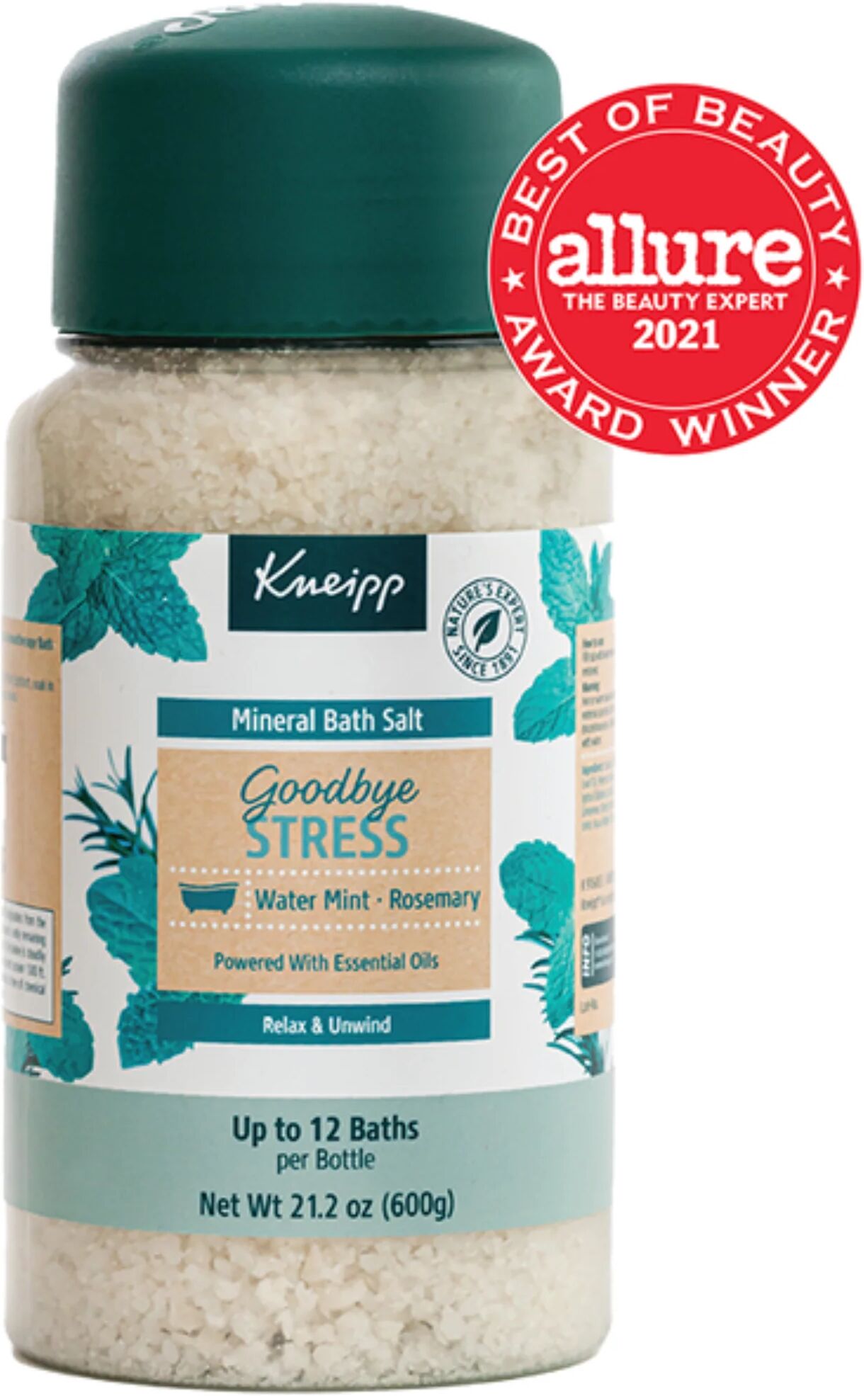 Kneipp Water Mint & Rosemary Goodbye Stress Mineral Bath Salts (21.2 oz) #10085317