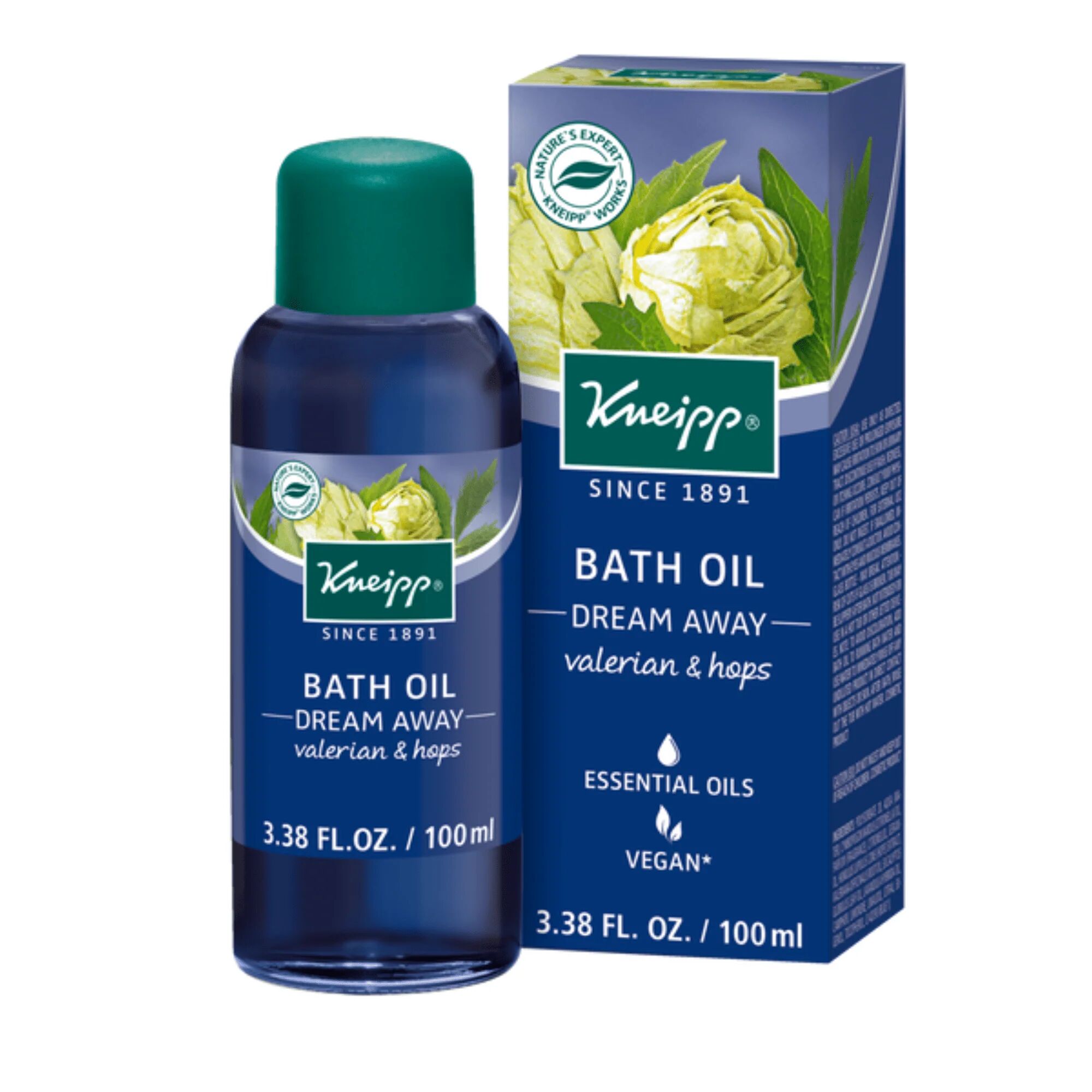 Kneipp Valerian & Hops Dream Away Bath Oil (3.38 fl oz) #11856