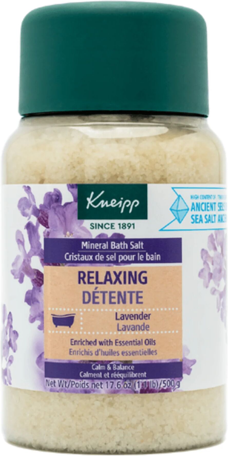 Kneipp Lavender Relaxing Mineral Bath Salts (17.6 oz) #1099