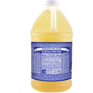 Dr. Bronner's Peppermint Castile Liquid Soap (64 oz) #22658