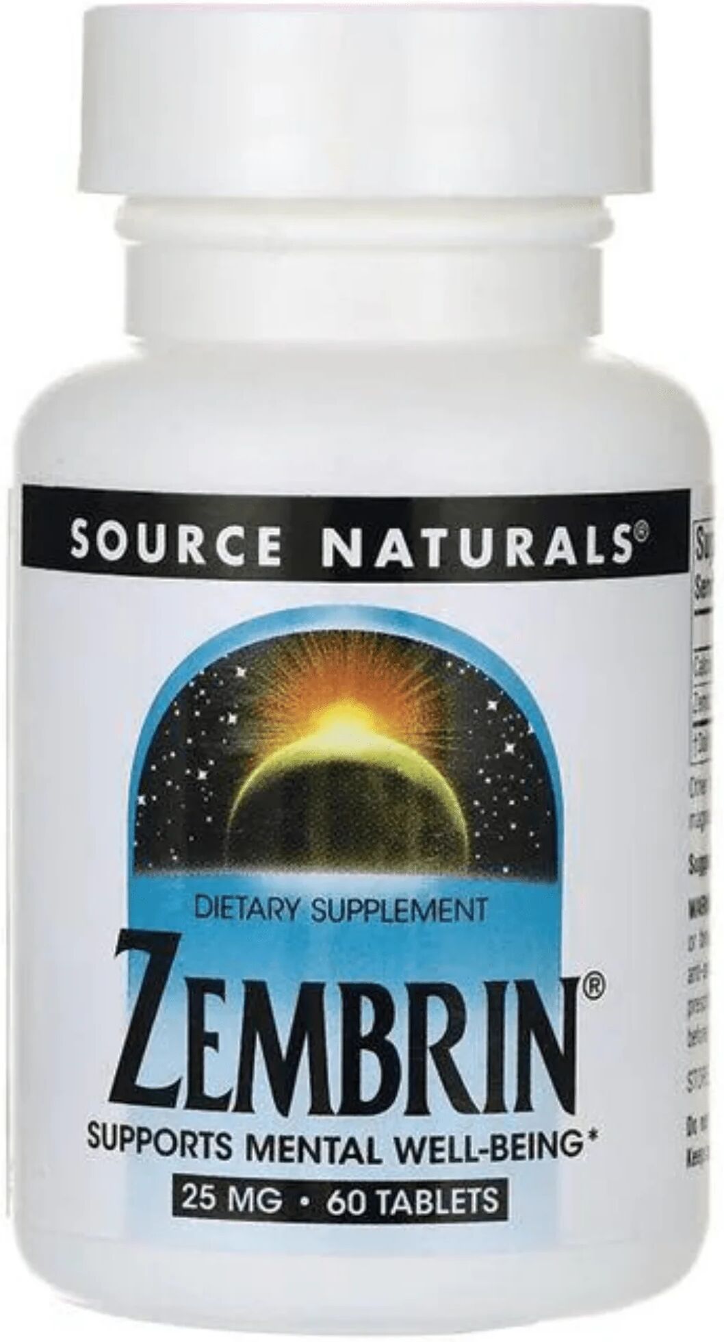 Source Naturals Zembrin 25mg Tablets (60 count) #10086760