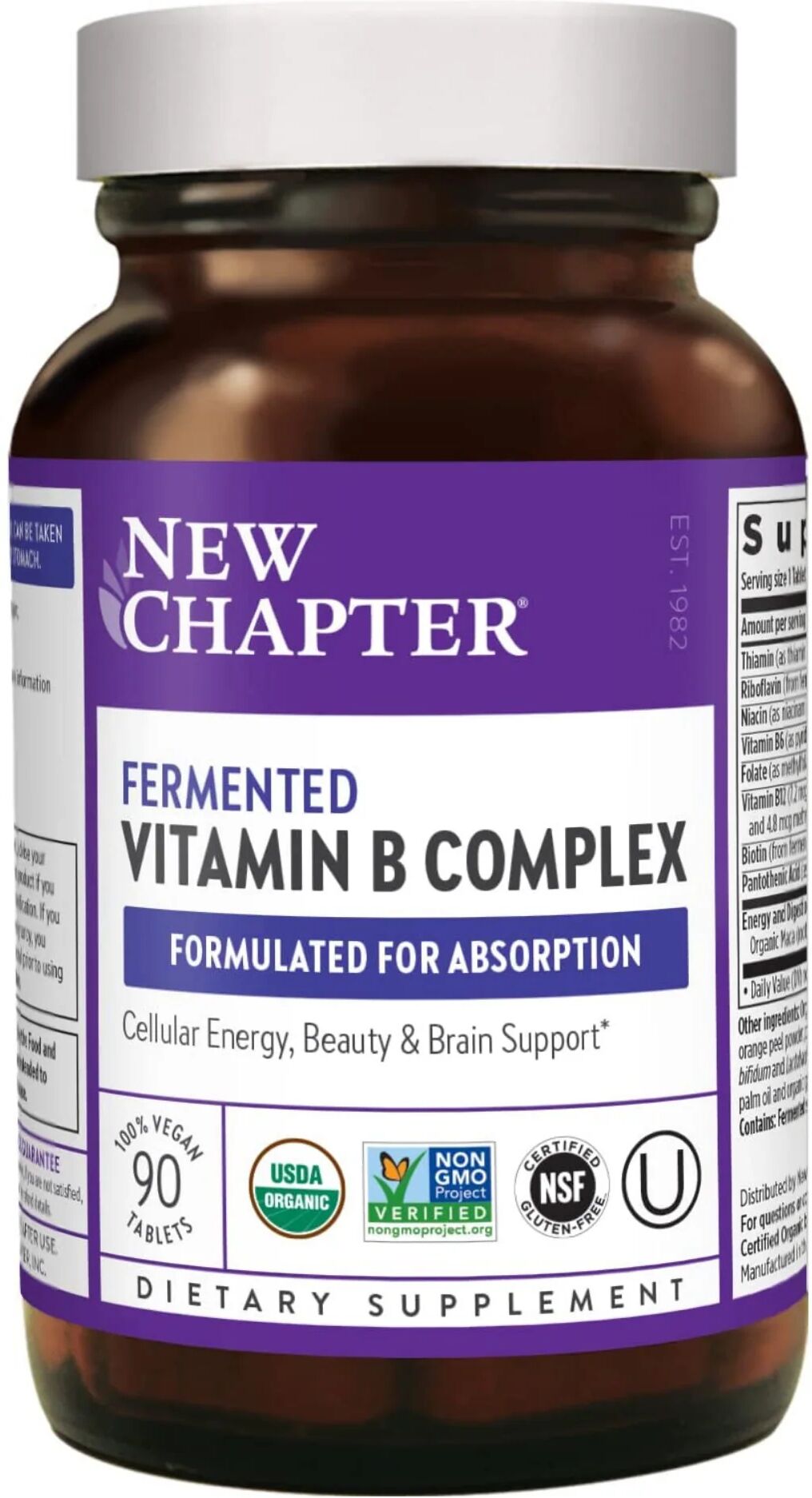 New Chapter Fermented Vitamin B Complex Tablets (90 count) #10084428