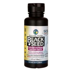 Amazing Herbs Cold-Pressed Black Seed Oil (4 fl oz) #31619