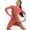 Balera Performance Dance Dresses - Ruched Matte Jersey Overdress - SIENNA - Small Adult - 14624