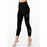 FlexTek Smooth Dance Leggings - FlexTek Mesh Detail Leggings - Black - Medium Child - 14771