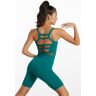 FlexTek Smooth Dance Leotards - FlexTek Ladder Back Biketard - Jade - Extra Large Adult - 15238