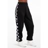 Balera Performance Dance Pants - Checkered Stripe Joggers - Black - Small Adult - 15734