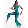 Balera Performance Dance Leotards - Mesh Flare Leg Unitard - Jade - Small Adult - 16393