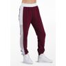 Balera Performance Dance Pants - Sporty Mesh Jogger Pants - Black Cherry - Large Child - AH11754