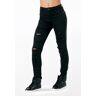 Balera Performance Dance Leggings - Slashed Skinny Jeans - Black - Medium Child - AH9210