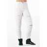 Balera Performance Dance Leggings - Slashed Skinny Jeans - White - Small Child - AH9210