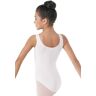 Dance Leotards - Bloch Microlux Tank Leo - White - Small - L5605