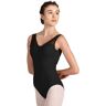 Bloch Dance Leotards - Mirella V-Neckline Leotard - Black - Large - M3116LM