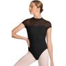 Dance Leotards - Mirella Mesh Back Leotard - Black - Small - M5104LM