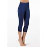 Balera Dancewear Dance Leggings - Mid-Rise Capri Leggings - Navy - Large Adult - MT11740