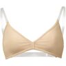 Dance Accessories - Bloch Deva Clear Back Bra - SAND - Small - Z3357