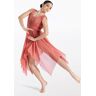 Balera Performance Dance Dresses - Mesh Handkerchief Hem Dress - SIENNA - Medium Adult - 14292