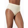 Balera Performance Dance Shorts - Natural Waist High Leg Brief - VANILLA - Extra Large Adult - MT10011