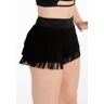 Balera Performance Dance Shorts - Fringe Shorts - Black - Medium Adult - MT3228