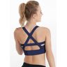 Balera Dancewear Dance Tops - Crisscross Back Bra Top - Navy - Extra Large Adult - MT7766