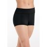Balera Dancewear Dance Shorts - Wide Waistband Shorts - Black - Large Adult - MT9701
