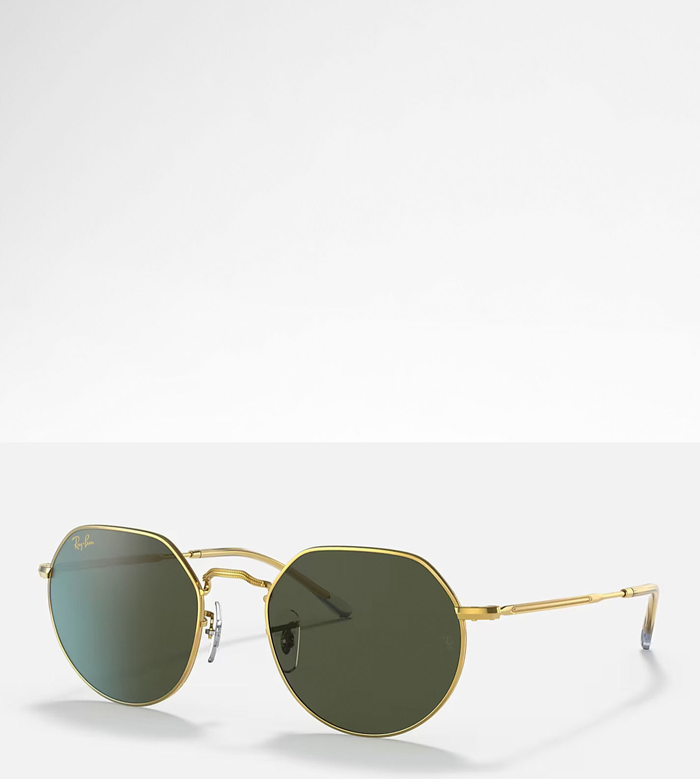 Ray-Ban Jack Round Sunglasses  - Gold - female