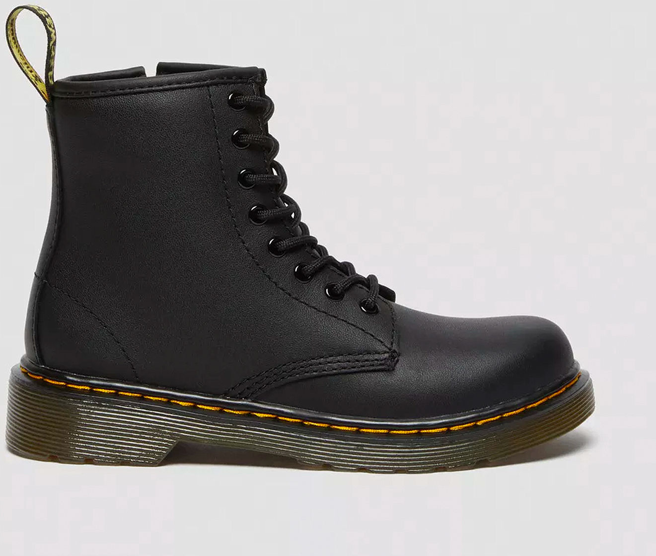 Boys - Dr. Martens Delaney Leather Boot  - Black - male - Size: 11