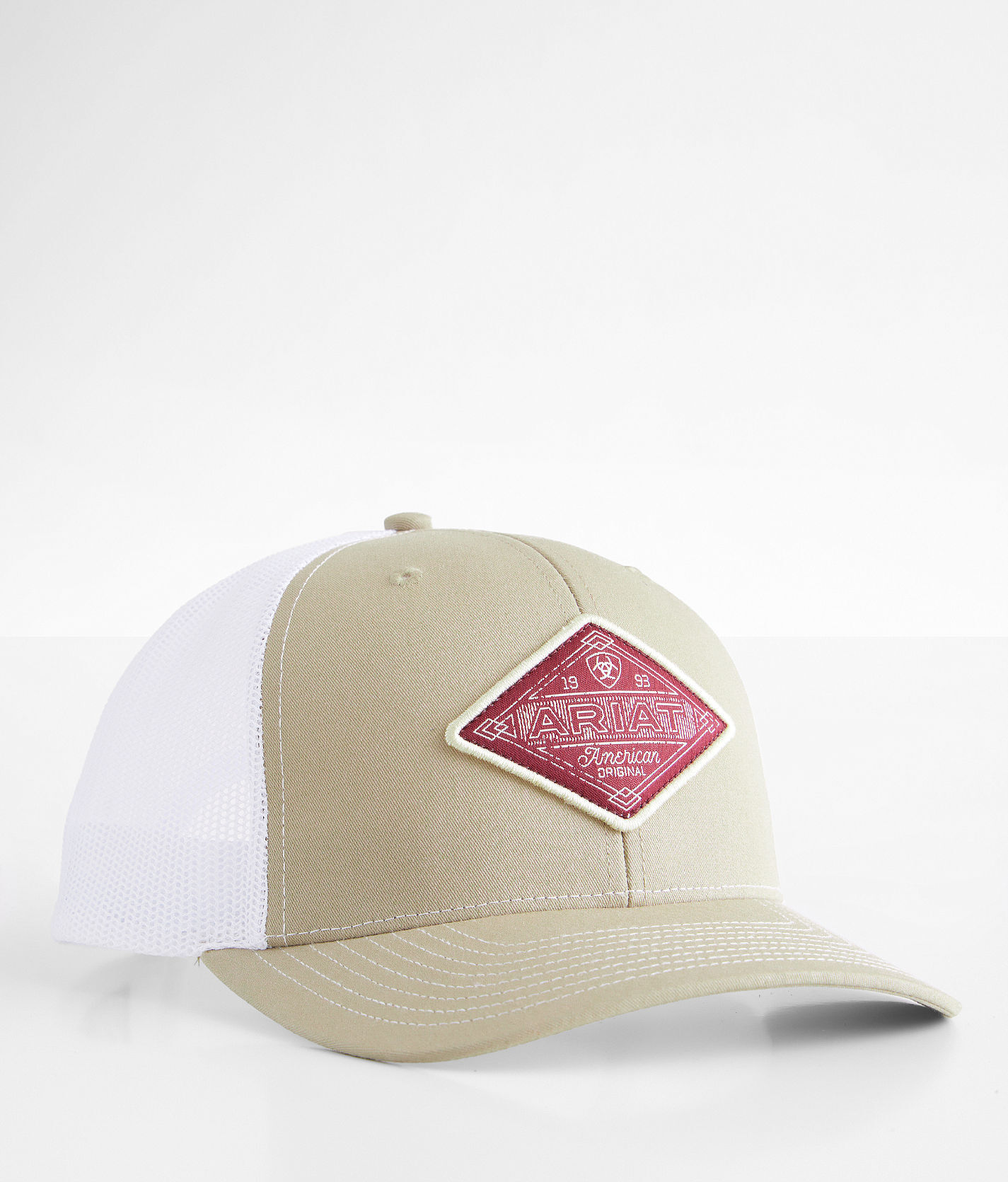 Ariat American Original Trucker Hat  - Khaki;White - male