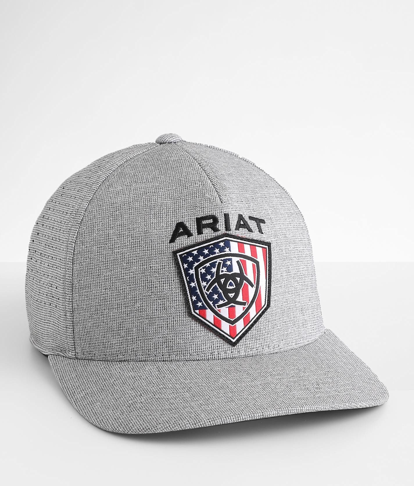 Ariat 110 Flexfit Trucker Hat  - Grey - male