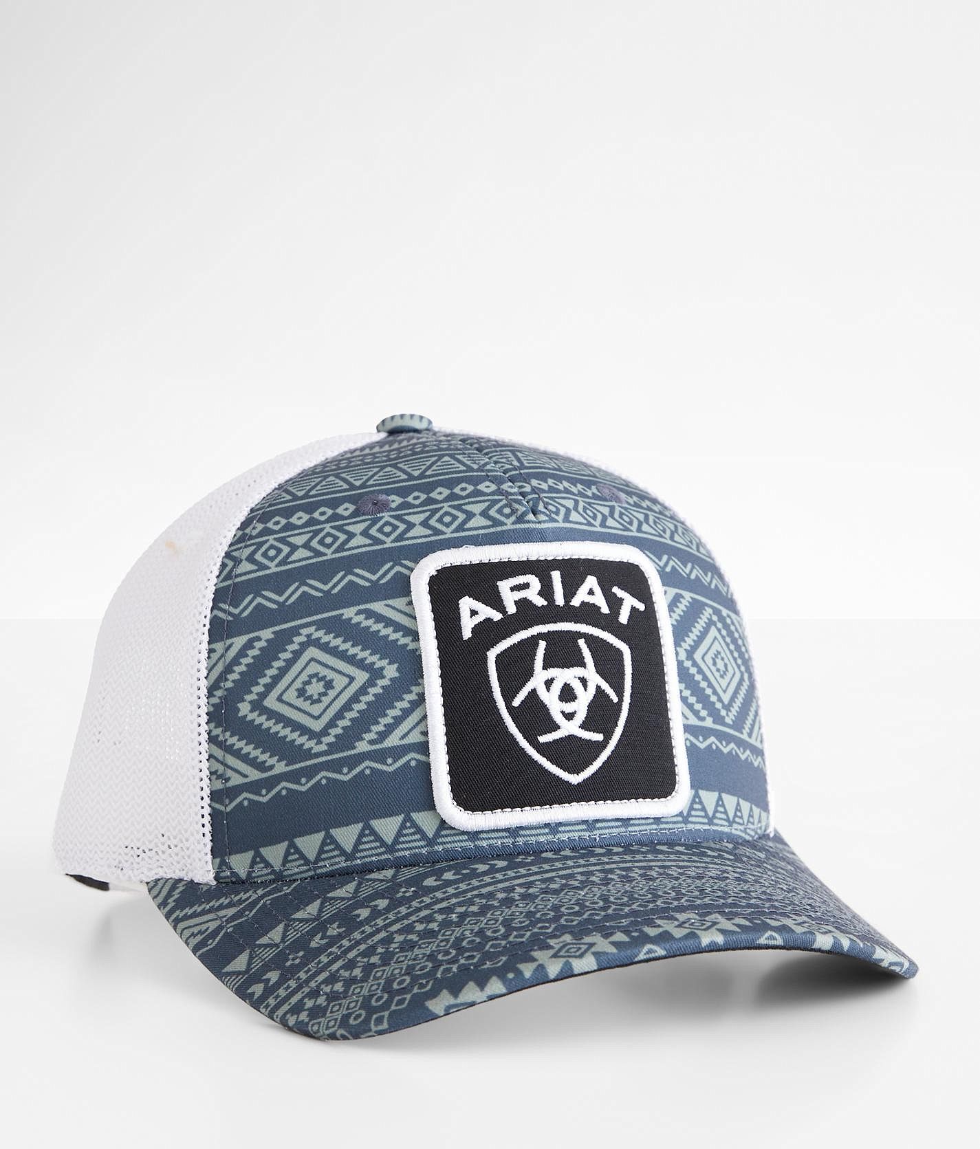 Ariat Aztec 110 Flexfit Trucker Hat  - Blue;White - male