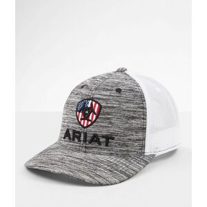 Ariat USA 110 Flexfit Tech Trucker Hat  - White;Grey - male