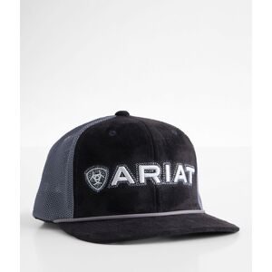 Ariat Faux Suede 110 Flexfit Trucker Hat  - Black;Grey - male