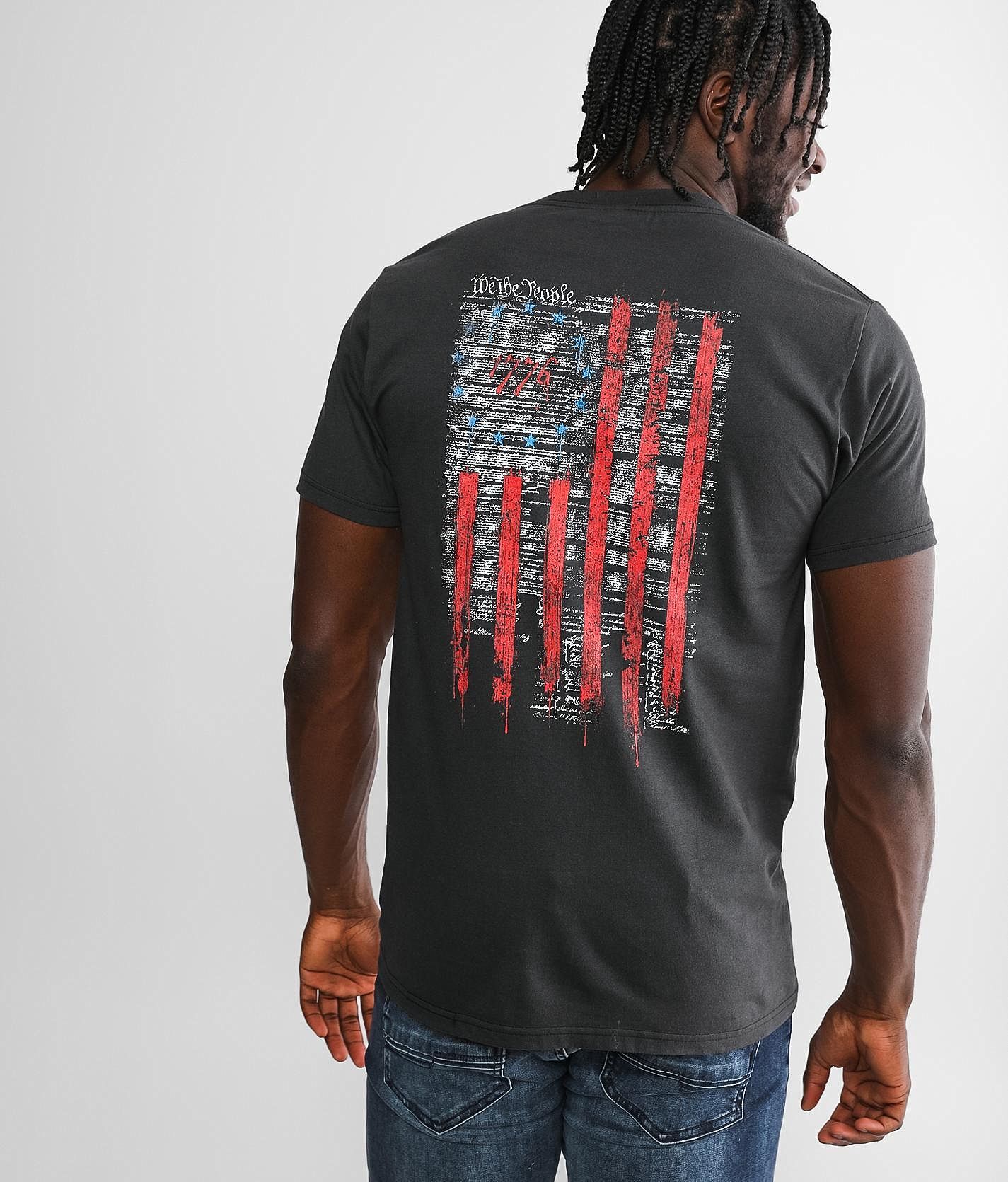 Howitzer 1776 We The People T-Shirt  - Black - male - Size: Medium