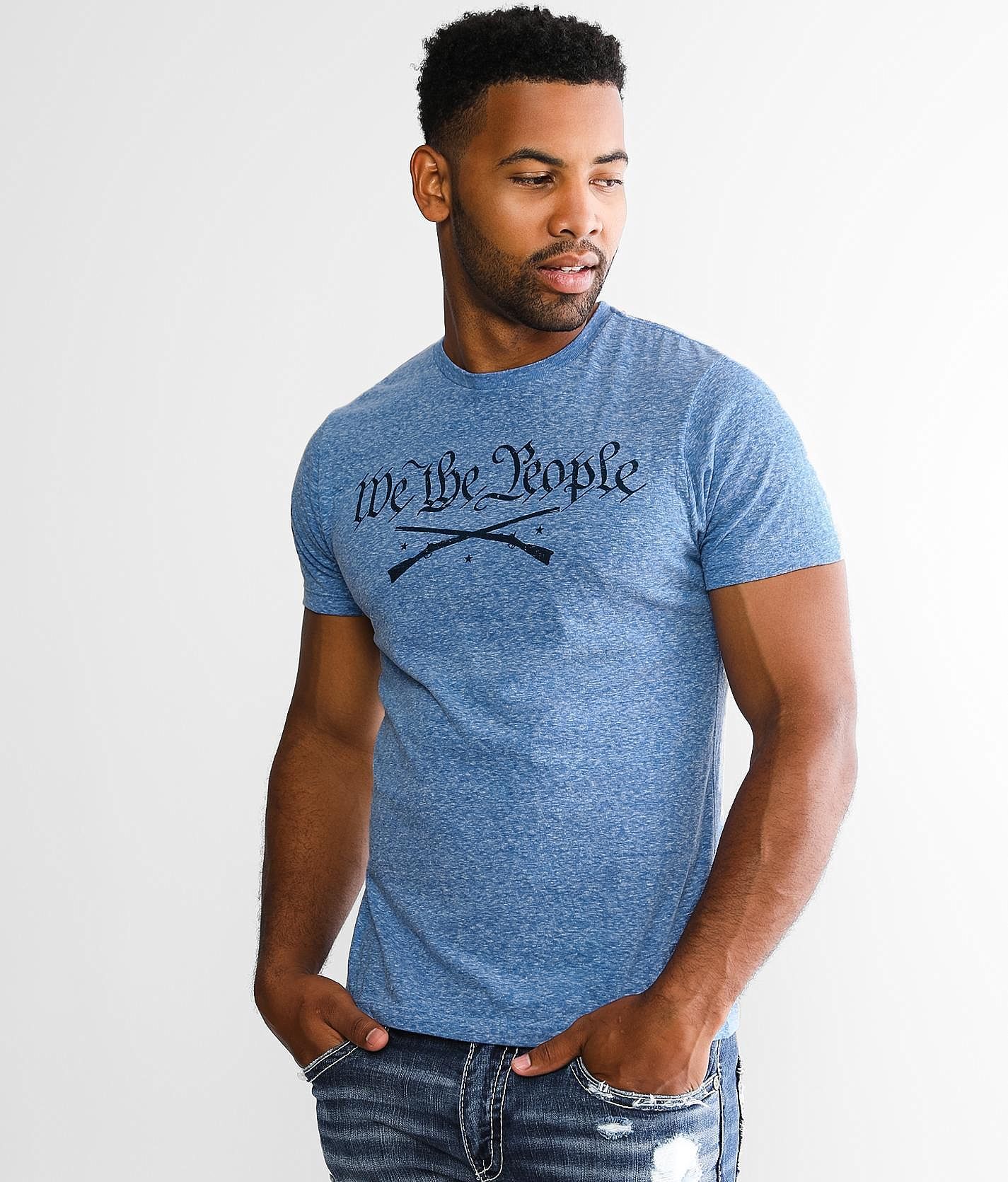 Howitzer We The People T-Shirt  - Blue - male - Size: Medium